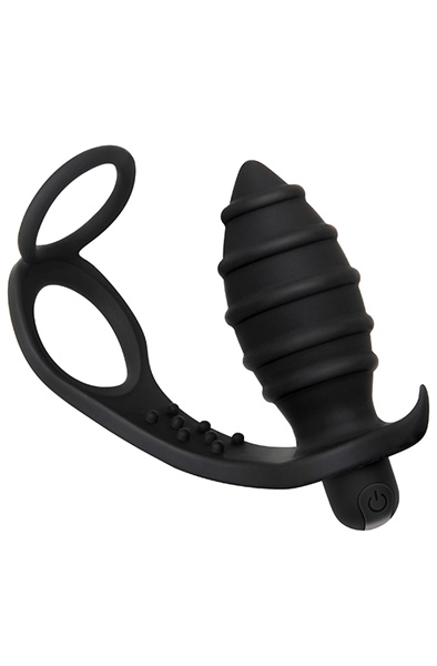 Zero Tolerance Rechargeable Cockring & Anal Vibe Analplugg med penisring