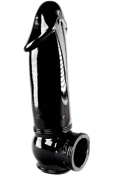 Zizi Megamen Bite Cocksheath Black Penisöverdrag